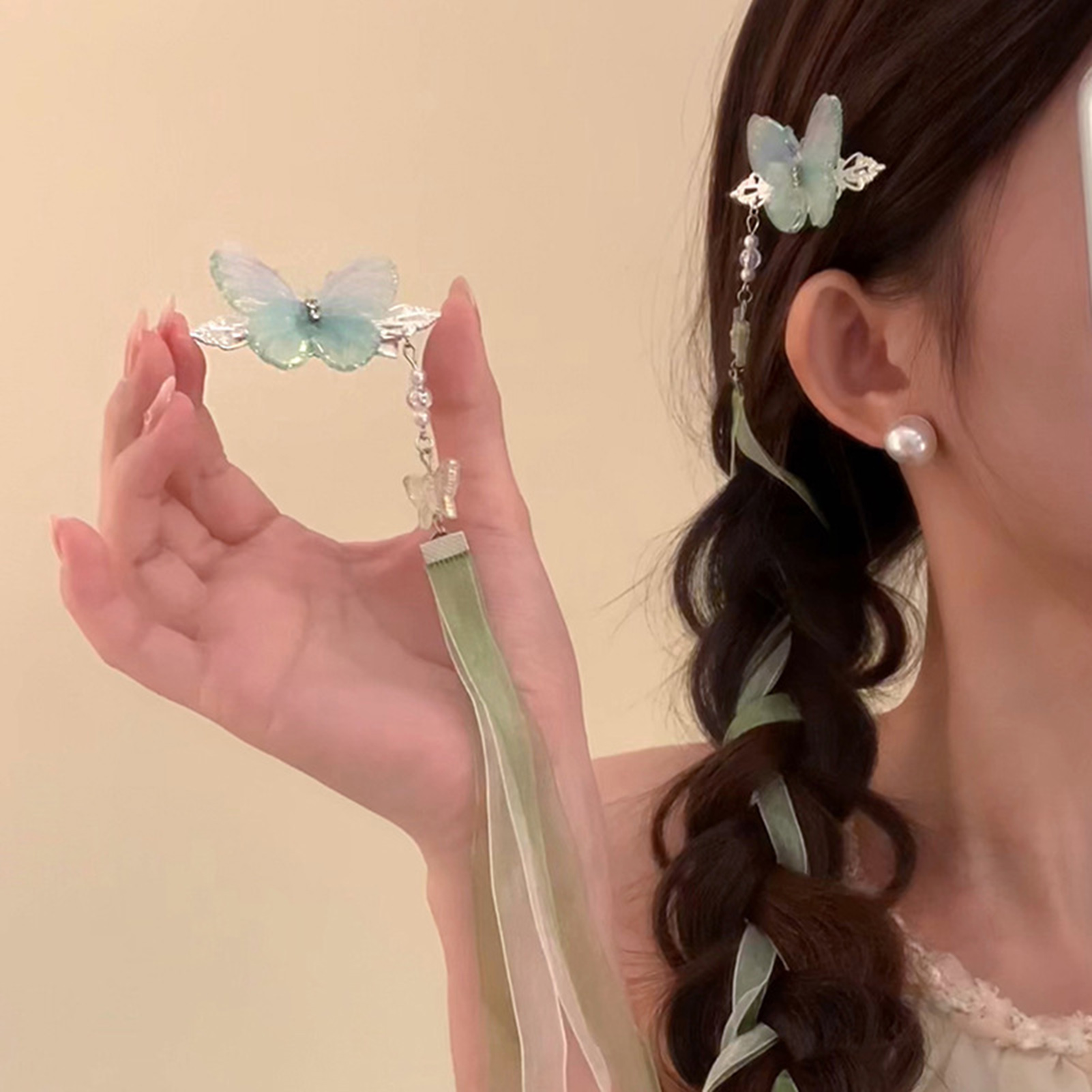2pcs Neo Chinese Style Hair Cl - Hanbok Hair Pin 评论和价格
