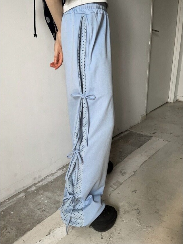 Autumn Winter Polka Dot Splice - Korean Pants Lifestyle 评论和价格