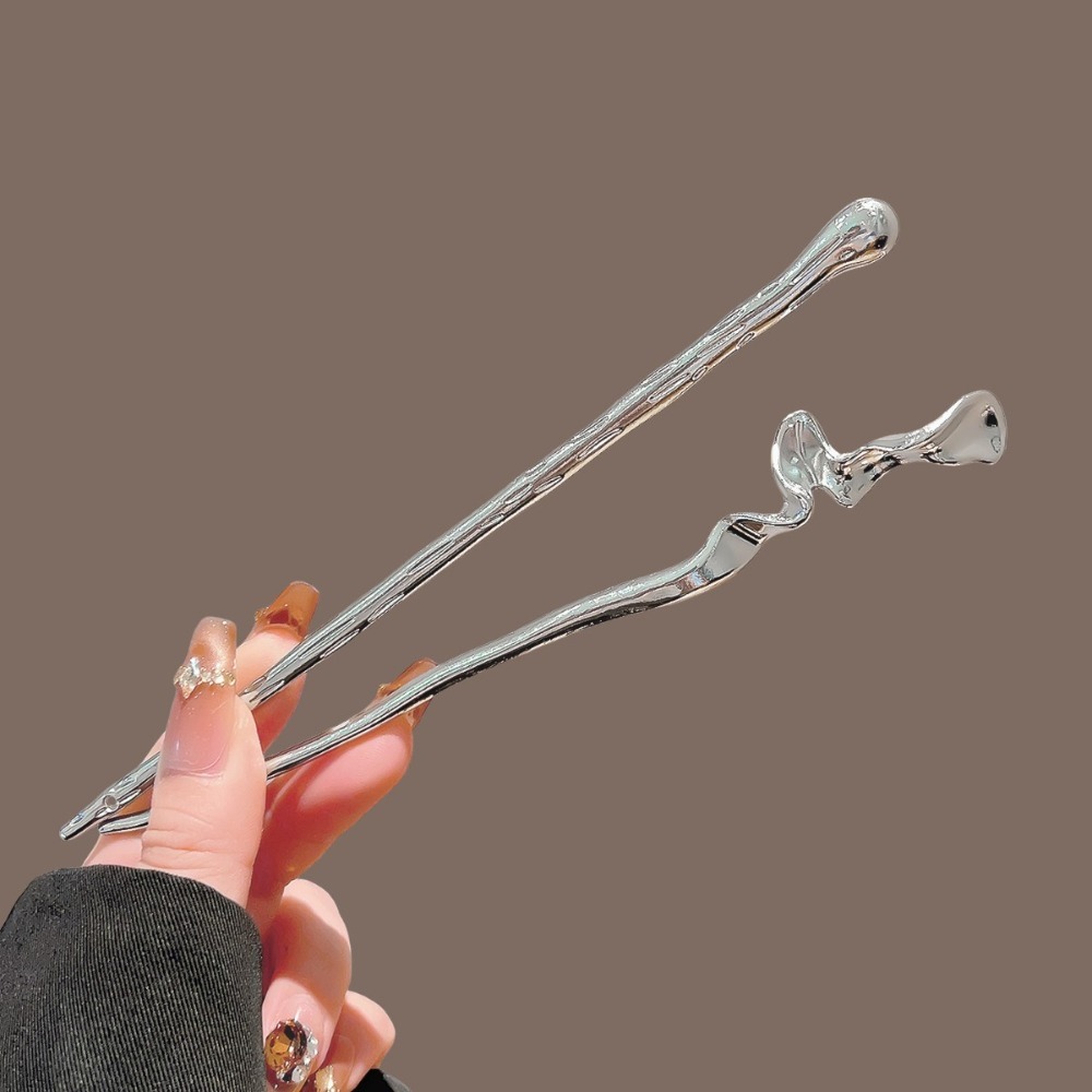 New Chinese Style Silver Metal - Hanbok Hair Pin 评论和价格