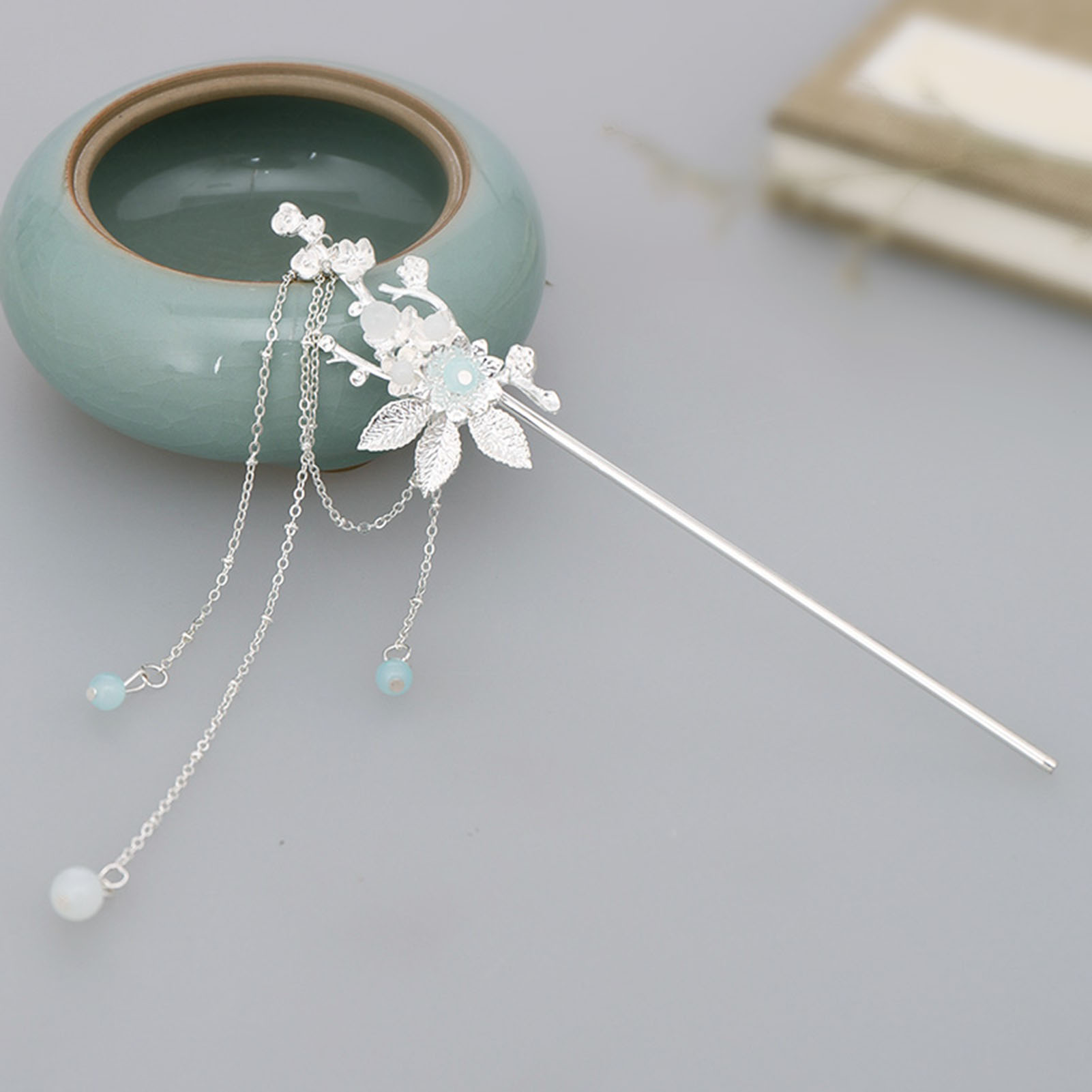 Chinese Style Alloy Hair Stick - Hanbok Hair Pin 评论和价格